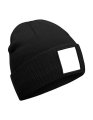 Beanie Appliqué Patch Beechfield B337R Zwart